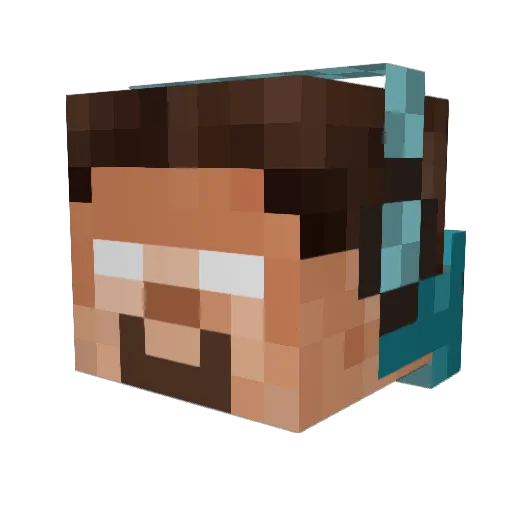 colbs23345 Minecraft avatar head, 3D render