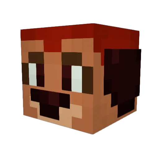 colbsssss Minecraft avatar head, 3D render
