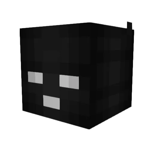 colbyan Minecraft avatar head, 3D render