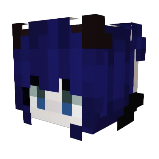 colbzzz Minecraft avatar head, 3D render