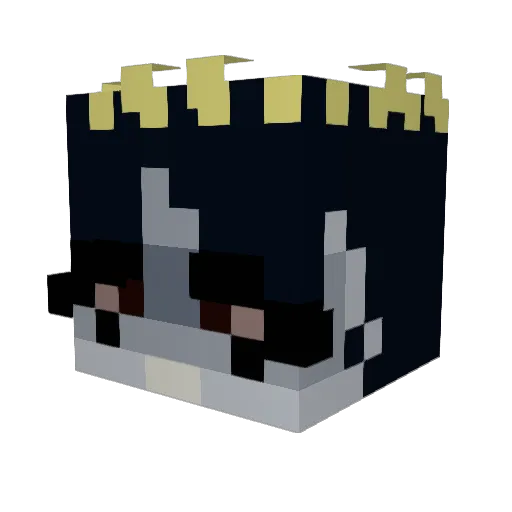cold99 Minecraft avatar head, 3D render