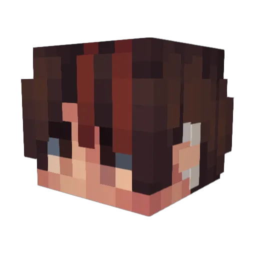 cold_beat Minecraft avatar head, 3D render
