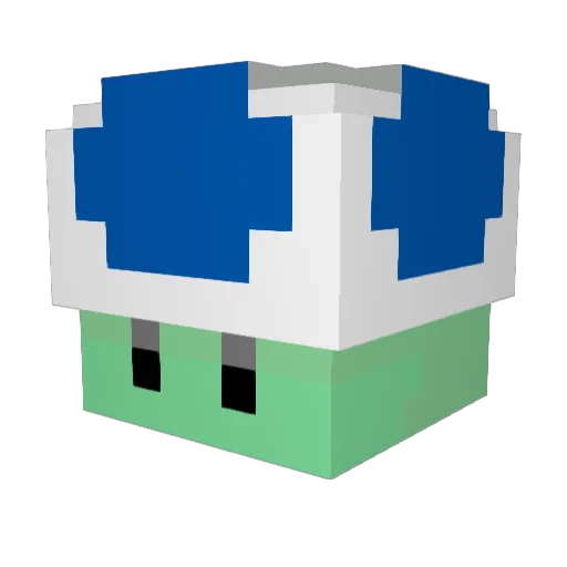 cold_finger Minecraft avatar head, 3D render