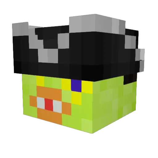 coldboar Minecraft avatar head, 3D render