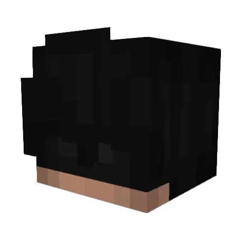colddya Minecraft avatar head, 3D render