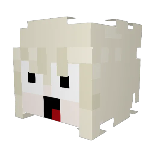 coldisu Minecraft avatar head, 3D render