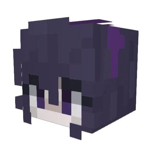 coldmangoes Minecraft avatar head, 3D render