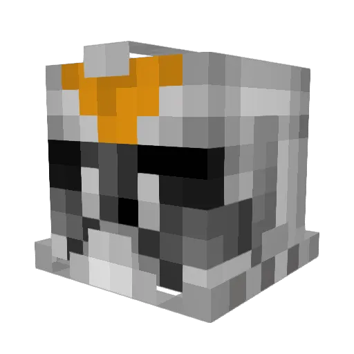 coldmintypasta Minecraft avatar head, 3D render
