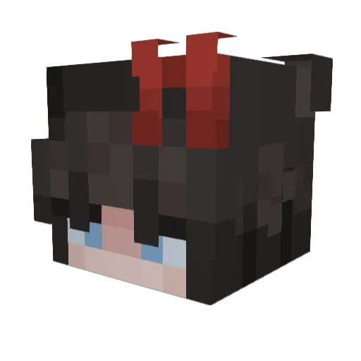 coldshrek Minecraft avatar head, 3D render