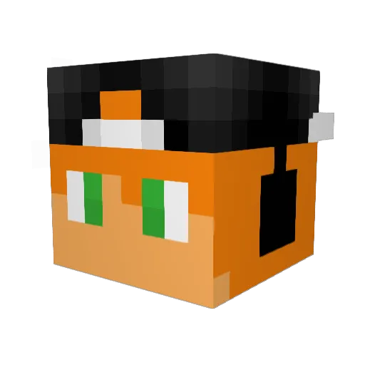 cole511 Minecraft avatar head, 3D render
