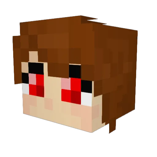 coleRiley Minecraft avatar head, 3D render