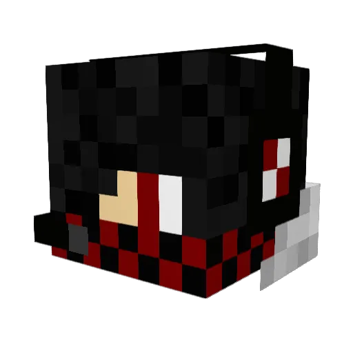 cole_14 Minecraft avatar head, 3D render