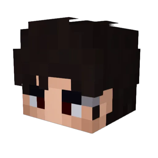 cole_boby Minecraft avatar head, 3D render