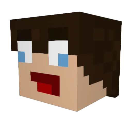 cole_is_cole Minecraft avatar head, 3D render