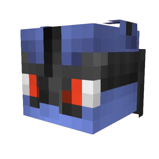colebry123 Minecraft avatar head, 3D render
