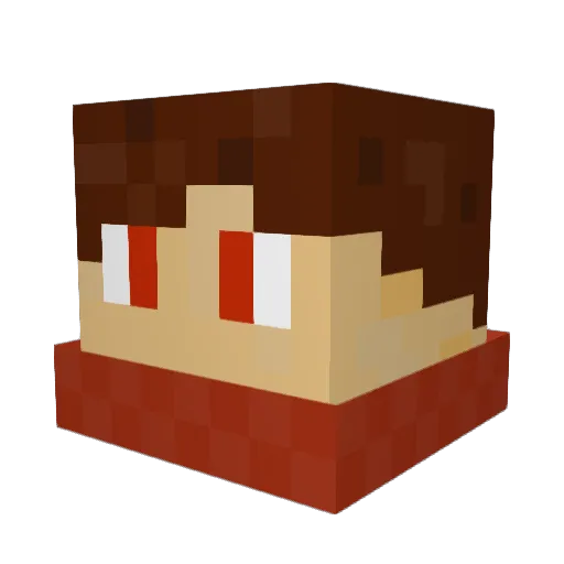 colegetswole Minecraft avatar head, 3D render