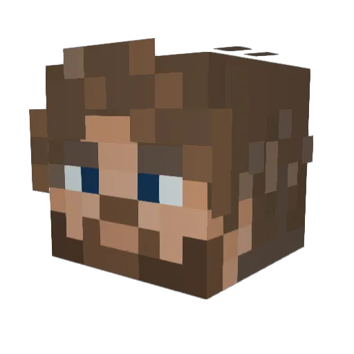 coleman0909 Minecraft avatar head, 3D render