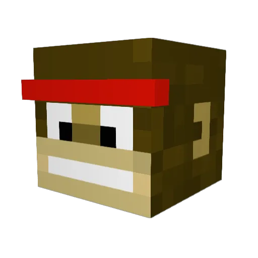 colemoneyman Minecraft avatar head, 3D render