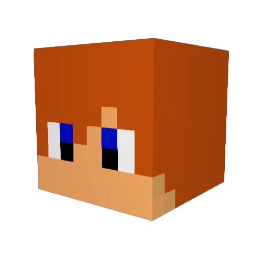 colerocket21 Minecraft avatar head, 3D render
