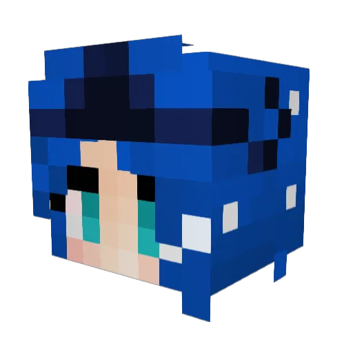 coles11w Minecraft avatar head, 3D render