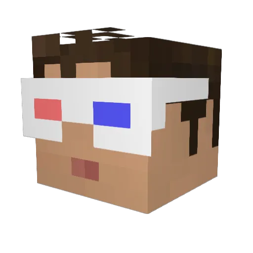 colesalyer Minecraft avatar head, 3D render