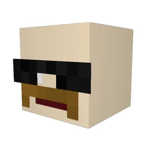 coleslaw820 Minecraft avatar head, 3D render