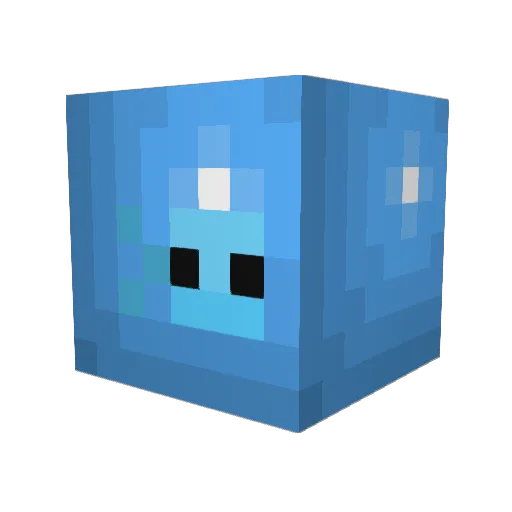 colewq Minecraft avatar head, 3D render