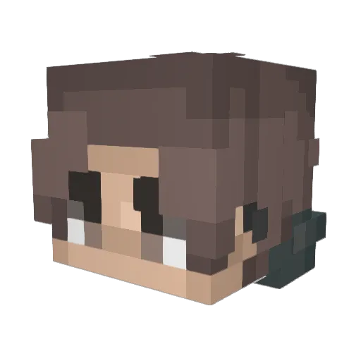 coleytheman Minecraft avatar head, 3D render