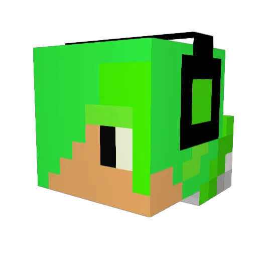 colin0808 Minecraft avatar head, 3D render