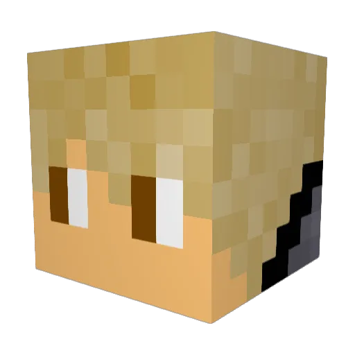 colin2904 Minecraft avatar head, 3D render