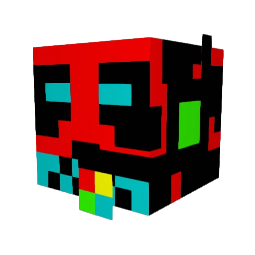 colinthemiget Minecraft avatar head, 3D render