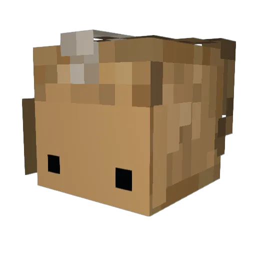 collapsa_ Minecraft avatar head, 3D render