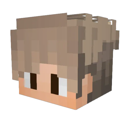 collectingstuff Minecraft avatar head, 3D render