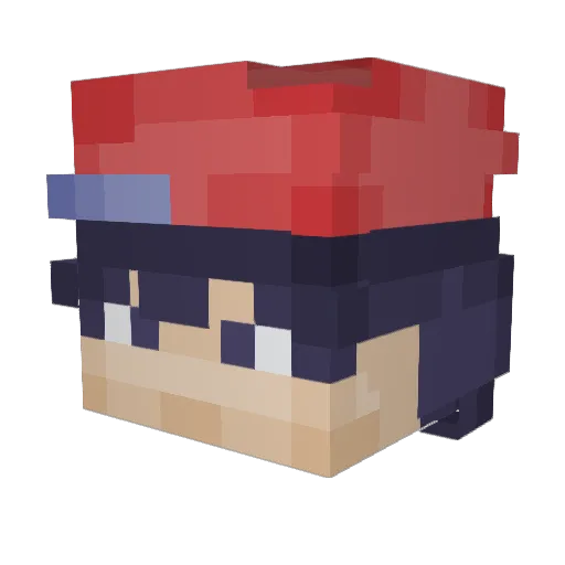colliermarcus Minecraft avatar head, 3D render