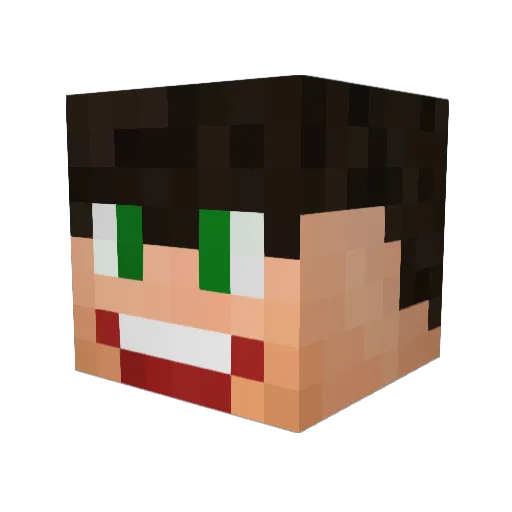 collin2004 Minecraft avatar head, 3D render