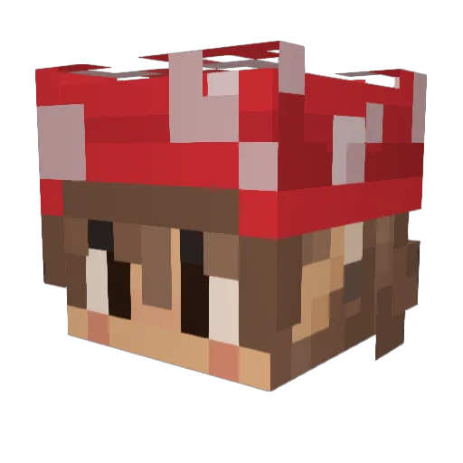 colmenaNel Minecraft avatar head, 3D render