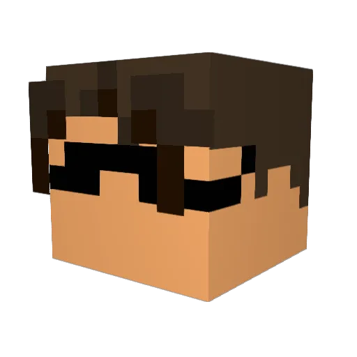 colojeno Minecraft avatar head, 3D render