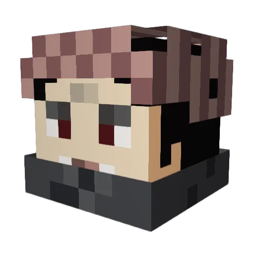 colon0612 Minecraft avatar head, 3D render
