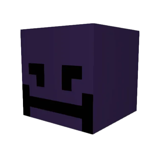 colonea Minecraft avatar head, 3D render