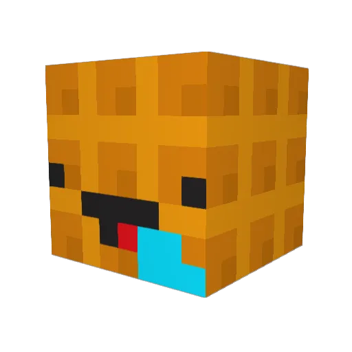 colosimo Minecraft avatar head, 3D render