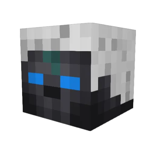 colossalhades Minecraft avatar head, 3D render