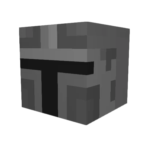 colossaltone Minecraft avatar head, 3D render