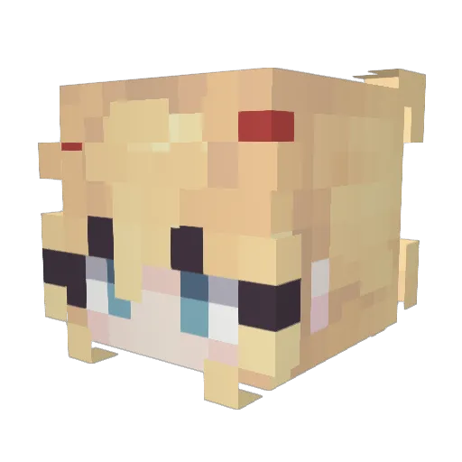 colpurnacus Minecraft avatar head, 3D render