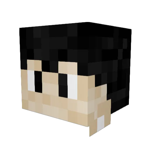 colt92 Minecraft avatar head, 3D render