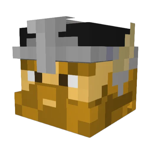 colter562 Minecraft avatar head, 3D render