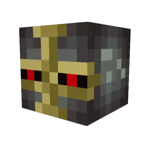 coltonsloan Minecraft avatar head, 3D render
