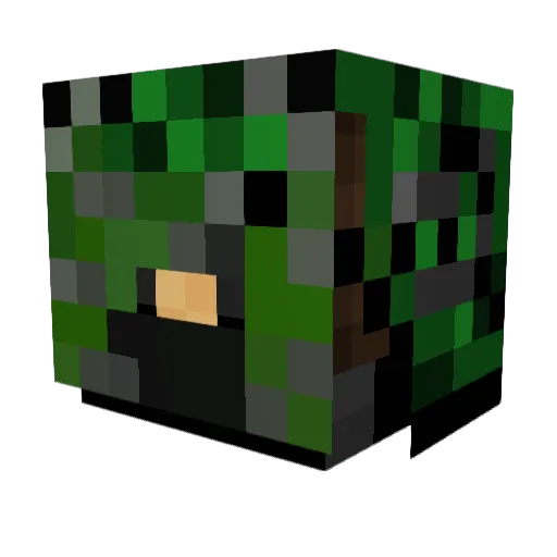 coltrevoler Minecraft avatar head, 3D render