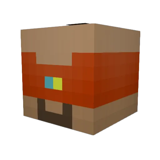 coltscott11 Minecraft avatar head, 3D render