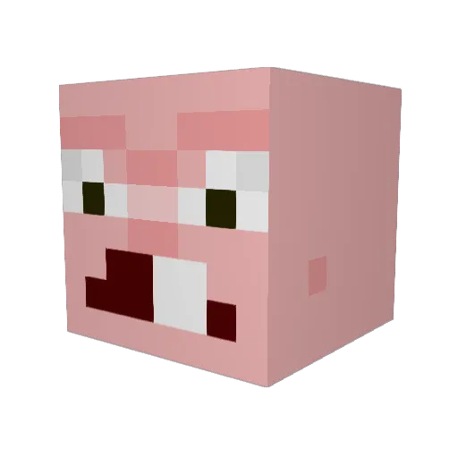 colty009 Minecraft avatar head, 3D render