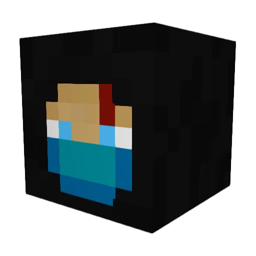 coltzer Minecraft avatar head, 3D render
